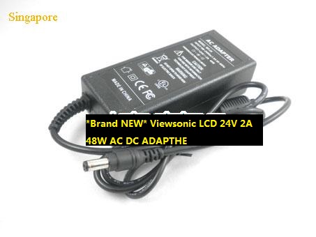*Brand NEW* 24V 2A 48W AC DC ADAPTHE Viewsonic LCD WT-24 POWER Supply